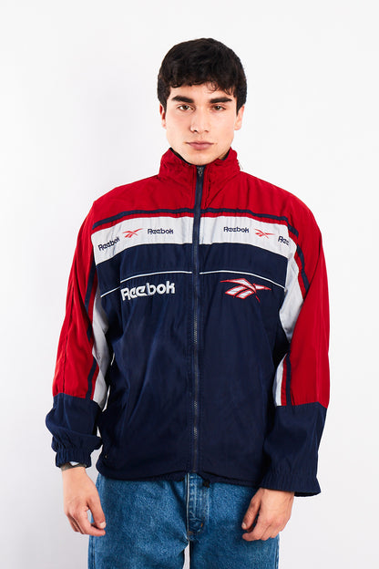 1990 Vintage Reebok Colorblock Jacket (S/M)