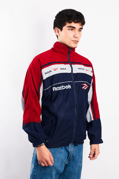 1990 Vintage Reebok Colorblock Jacket (S/M)