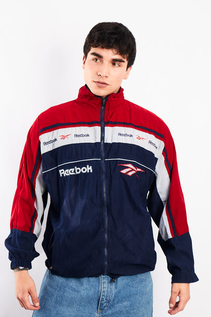 1990 Vintage Reebok Colorblock Jacket (S/M)
