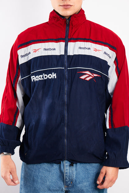 1990 Vintage Reebok Colorblock Jacket (S/M)