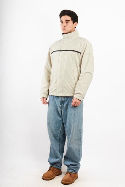 2000 Vintage Nautica Sailing Bone Impermeable Jacket (M)