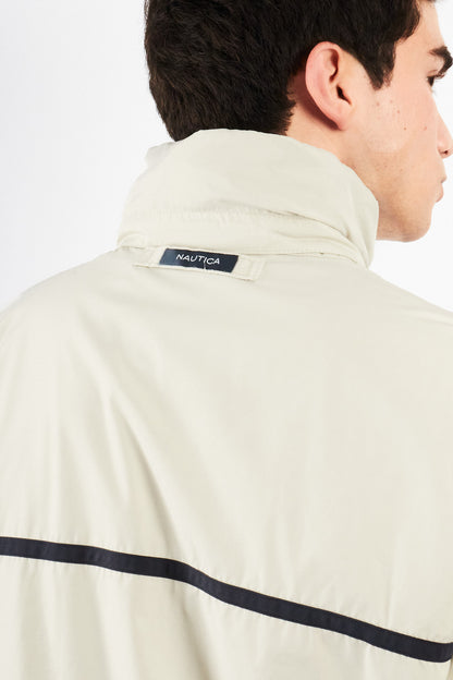 2000 Vintage Nautica Sailing Bone Impermeable Jacket (M)