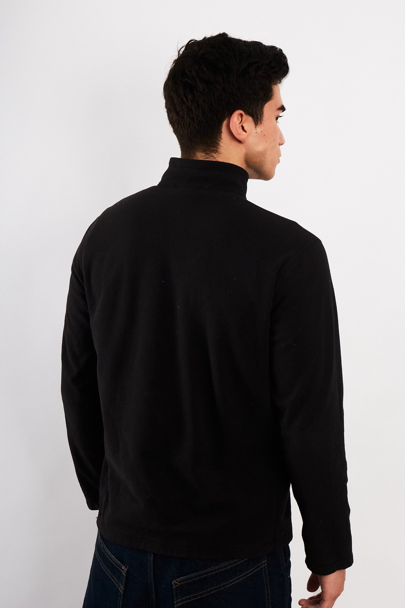 2000 Vintage North Face Black Quarter Zip (M)