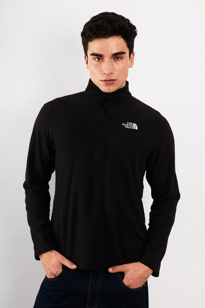 2000 Vintage North Face Black Quarter Zip (M)