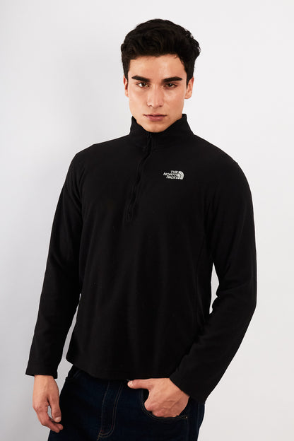 2000 Vintage North Face Black Quarter Zip (M)