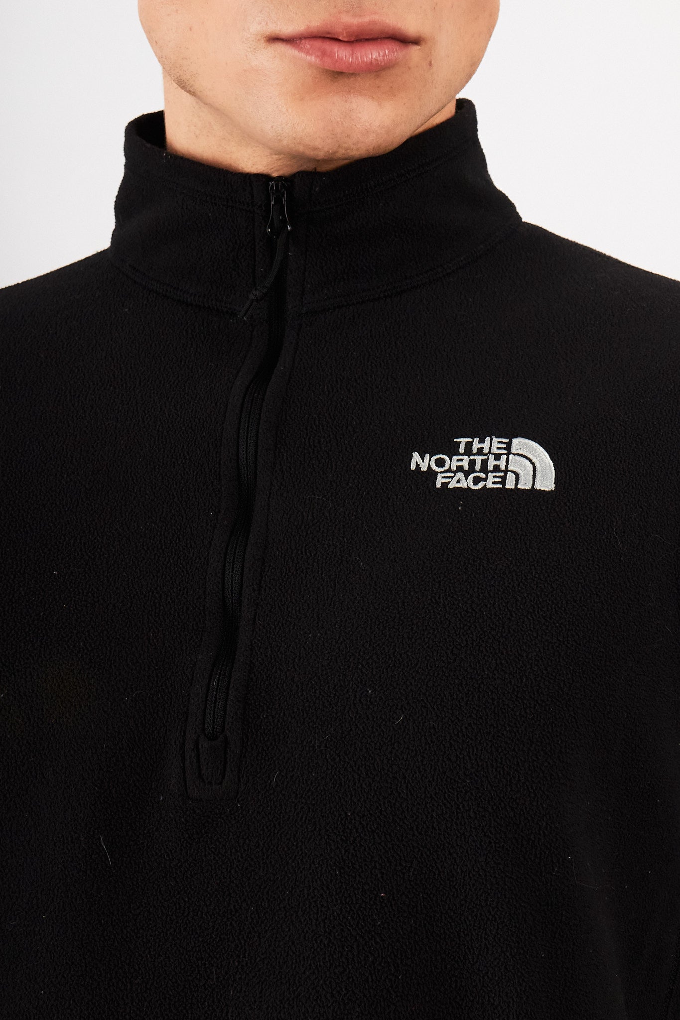 2000 Vintage North Face Black Quarter Zip (M)