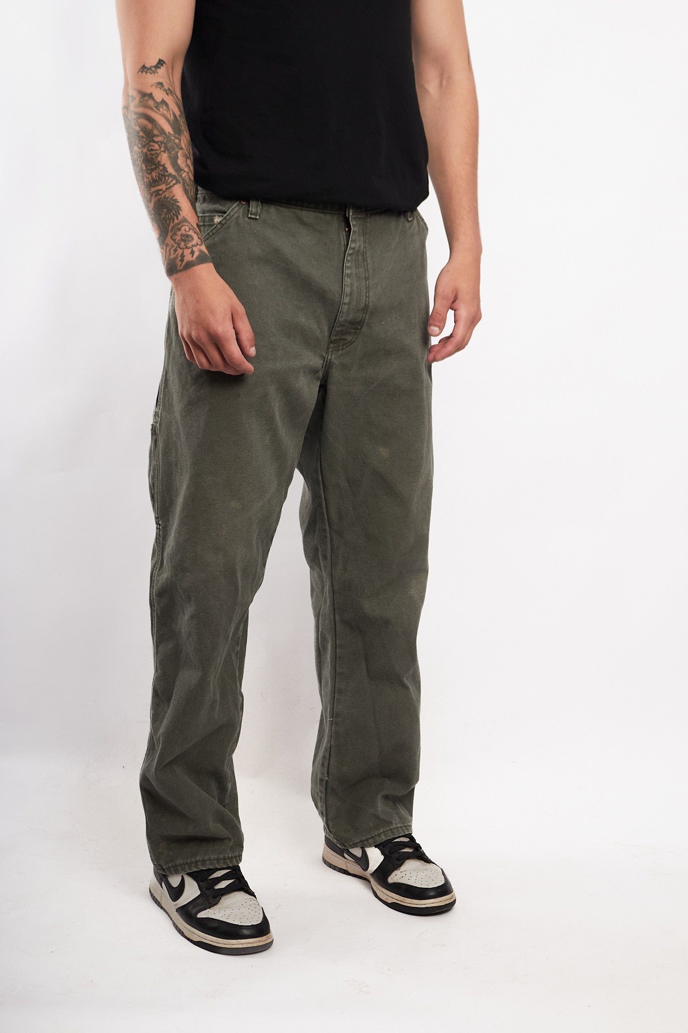 2000 Vintage Dickies Moss Green Carpenter Pant (36)