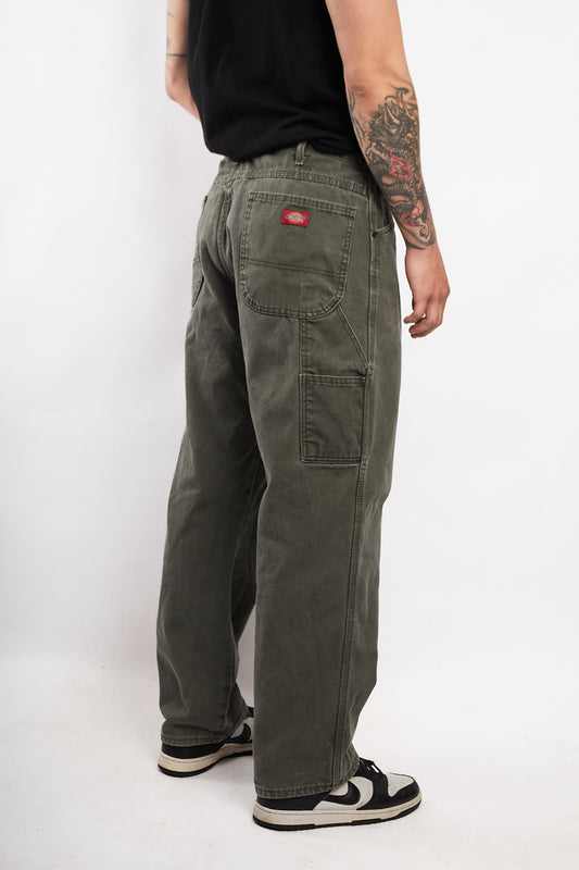 2000 Vintage Dickies Moss Green Carpenter Pant (36)
