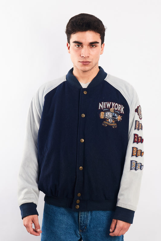 1990 Steve and Barry New York Varsity Jacket (M/L)
