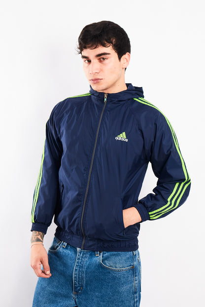 1990 Adidas Vintage Three Stripes Track Jacket (S/M)