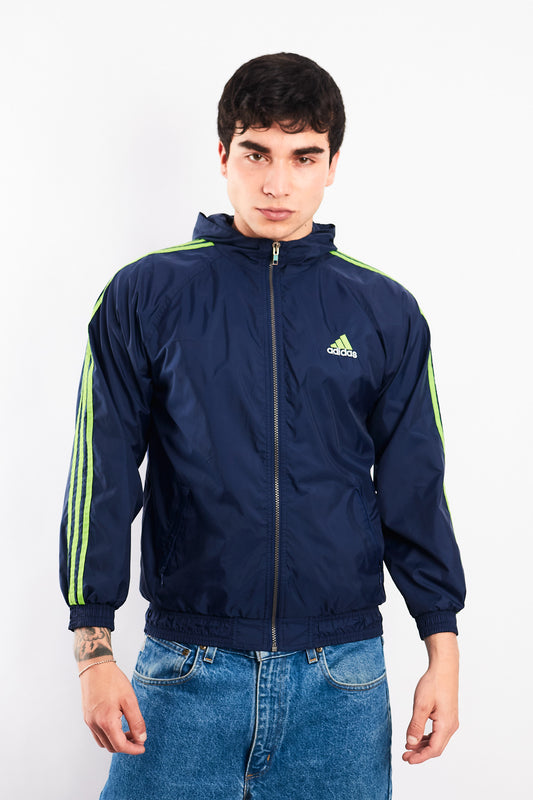 1990 Adidas Vintage Three Stripes Track Jacket (S/M)