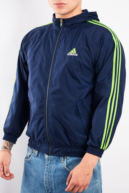 1990 Adidas Vintage Three Stripes Track Jacket (S/M)