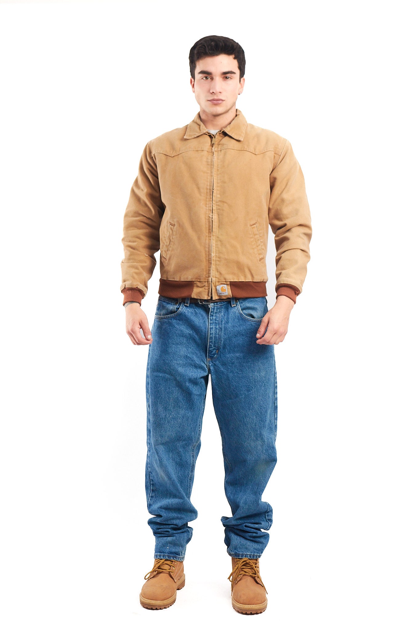 Vintage Carhartt Hamilton Brown Quilted Santa Fe Jacket (S/M)