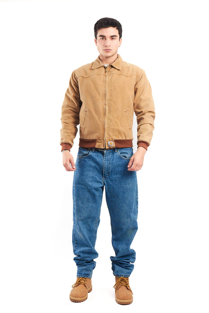 Vintage Carhartt Hamilton Brown Quilted Santa Fe Jacket (S/M)