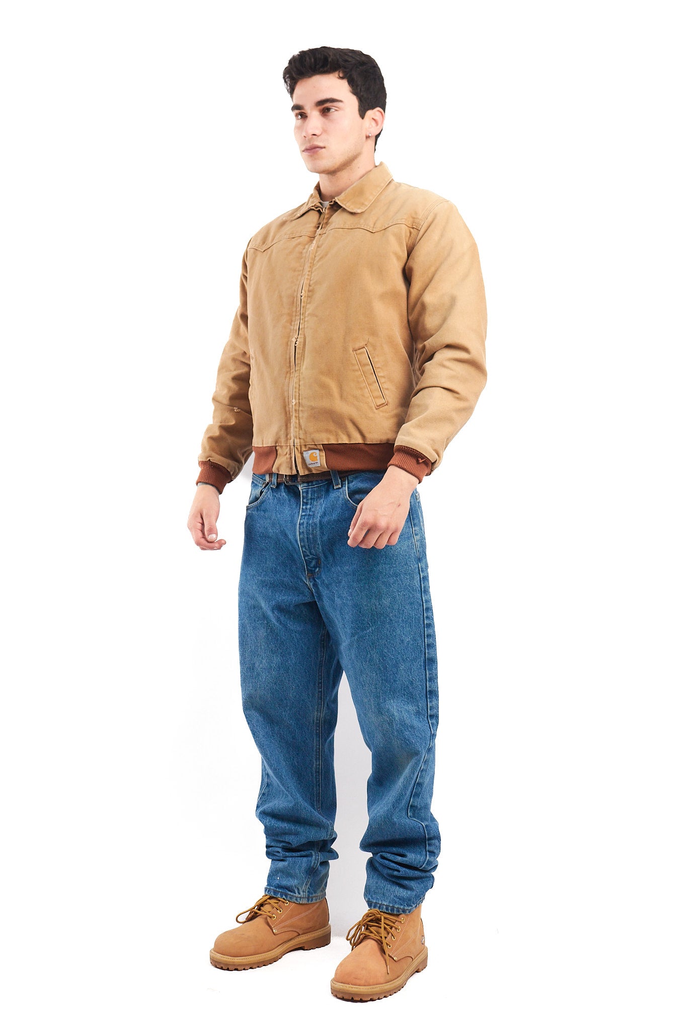 Vintage Carhartt Hamilton Brown Quilted Santa Fe Jacket (S/M)