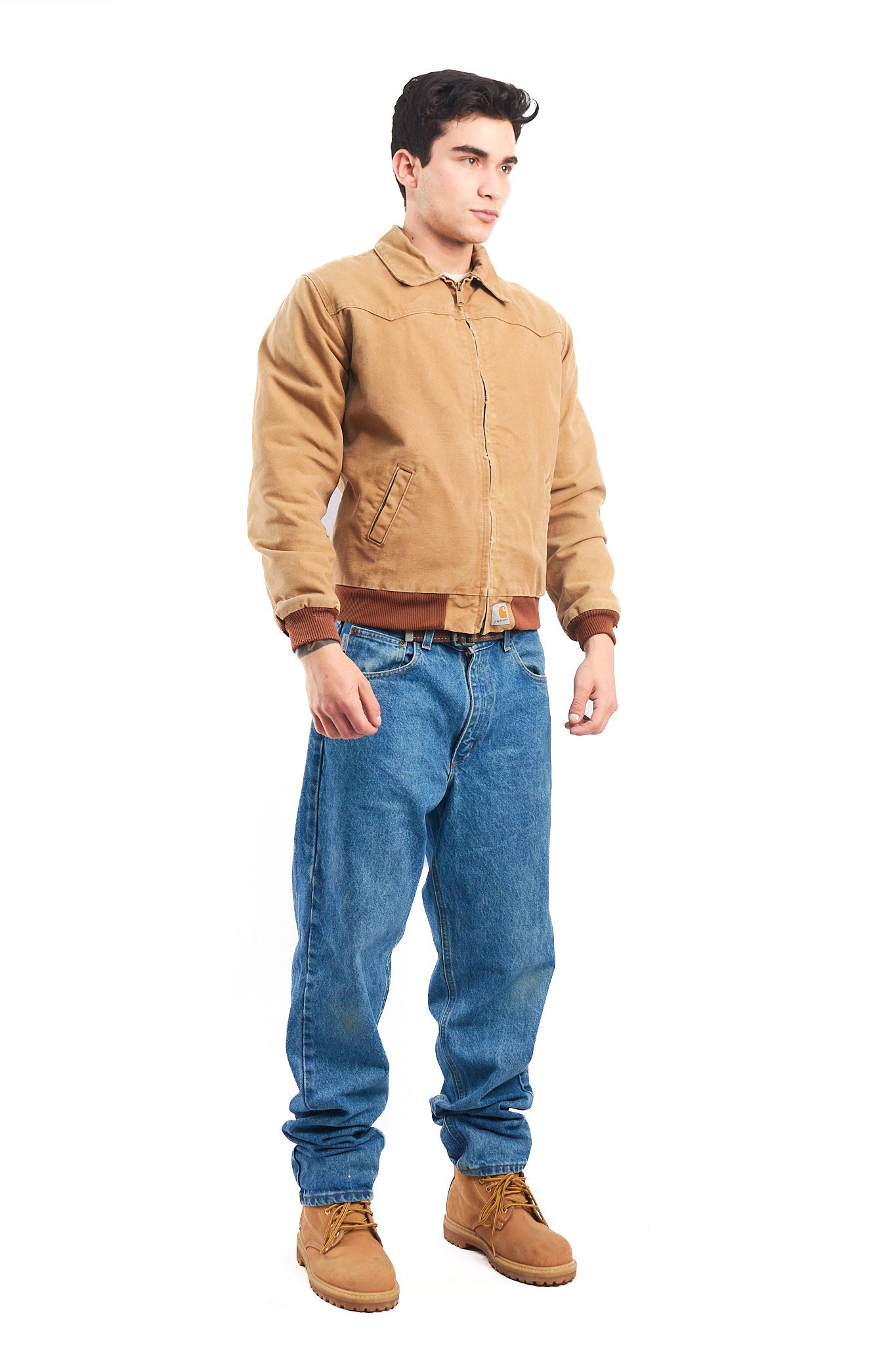 Vintage Carhartt Hamilton Brown Quilted Santa Fe Jacket (S/M)