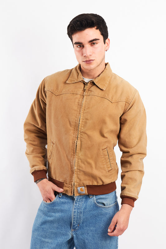 Vintage Carhartt Hamilton Brown Quilted Santa Fe Jacket (S/M)