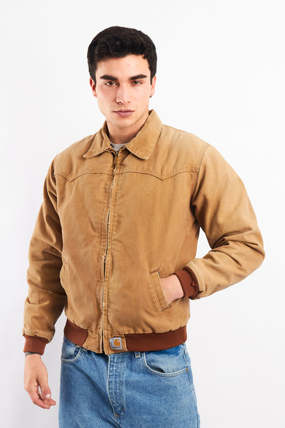 Vintage Carhartt Hamilton Brown Quilted Santa Fe Jacket (S/M)