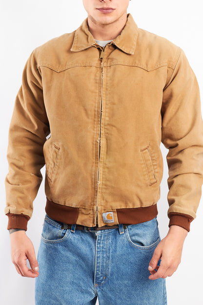 Vintage Carhartt Hamilton Brown Quilted Santa Fe Jacket (S/M)