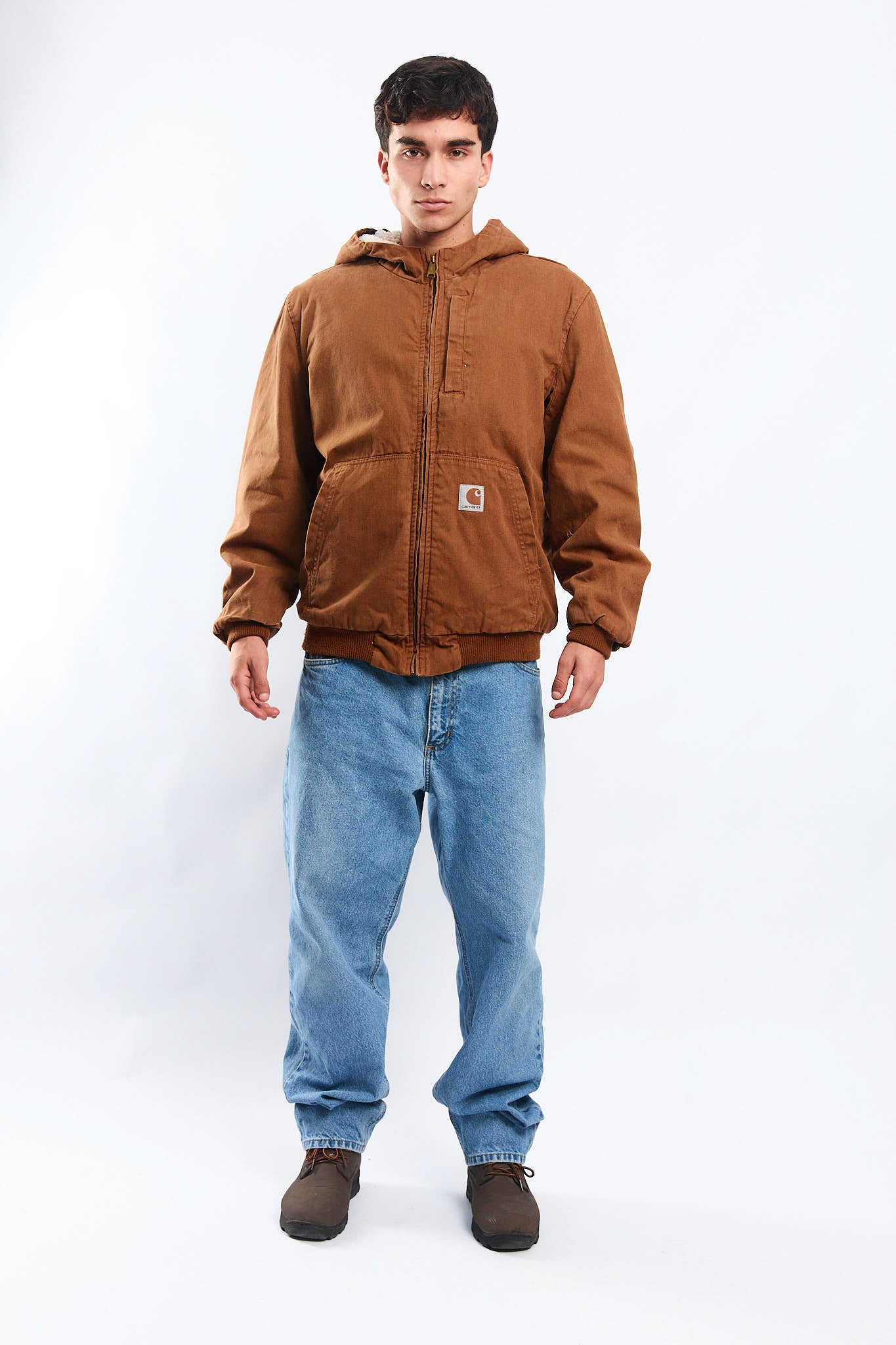 Vintage Carhartt Brown Duck Active Jacket (M/L)