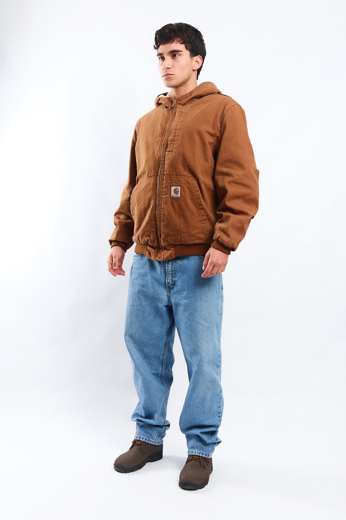 Vintage Carhartt Brown Duck Active Jacket (M/L)