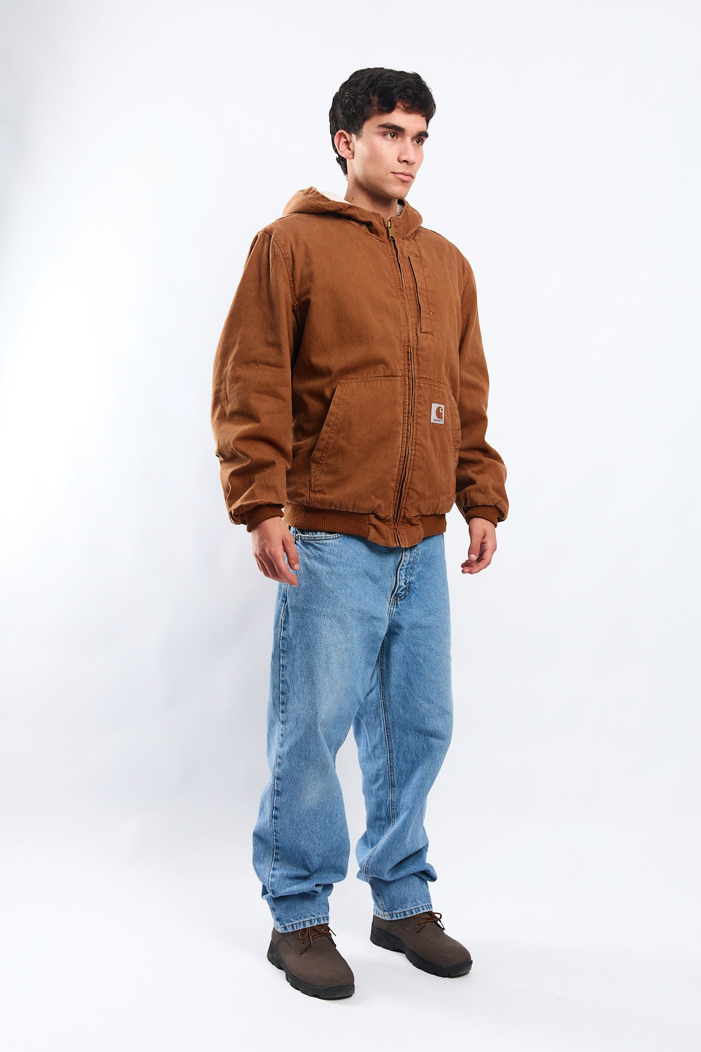 Vintage Carhartt Brown Duck Active Jacket (M/L)
