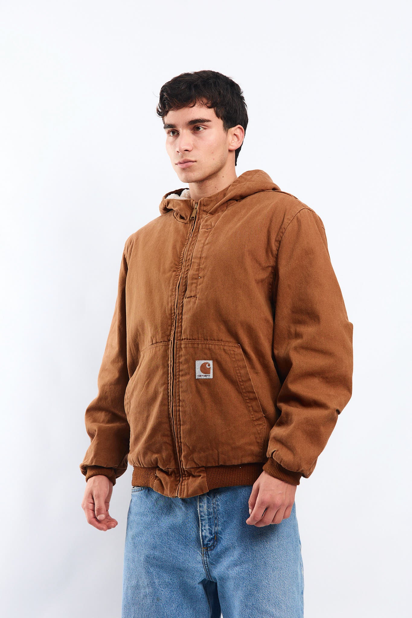 Vintage Carhartt Brown Duck Active Jacket (M/L)