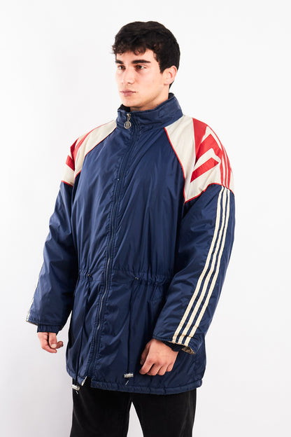 1980 Adidas Vintage Three Striped Big Logo Jacket (M/L)
