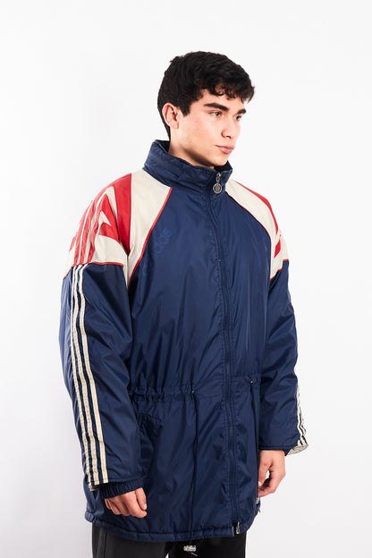 1980 Adidas Vintage Three Striped Big Logo Jacket (M/L)