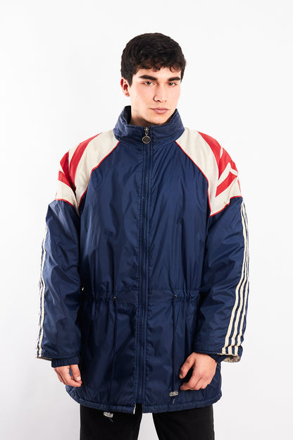 1980 Adidas Vintage Three Striped Big Logo Jacket (M/L)