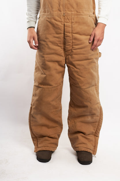 Vintage Carhartt Hamilton Brown Baggy Carpenter Overall (L)