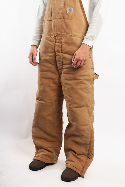 Vintage Carhartt Hamilton Brown Baggy Carpenter Overall (L)