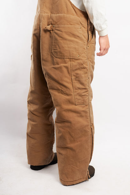 Vintage Carhartt Hamilton Brown Baggy Carpenter Overall (L)