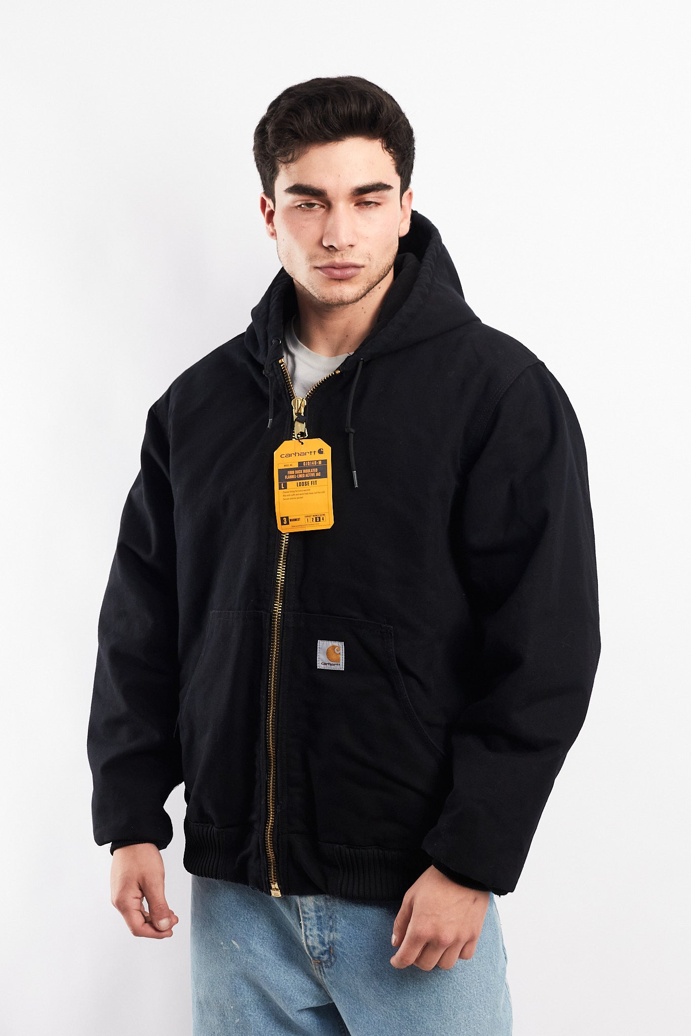 Carhartt J140 Black Duck Active Jacket (L/XL)