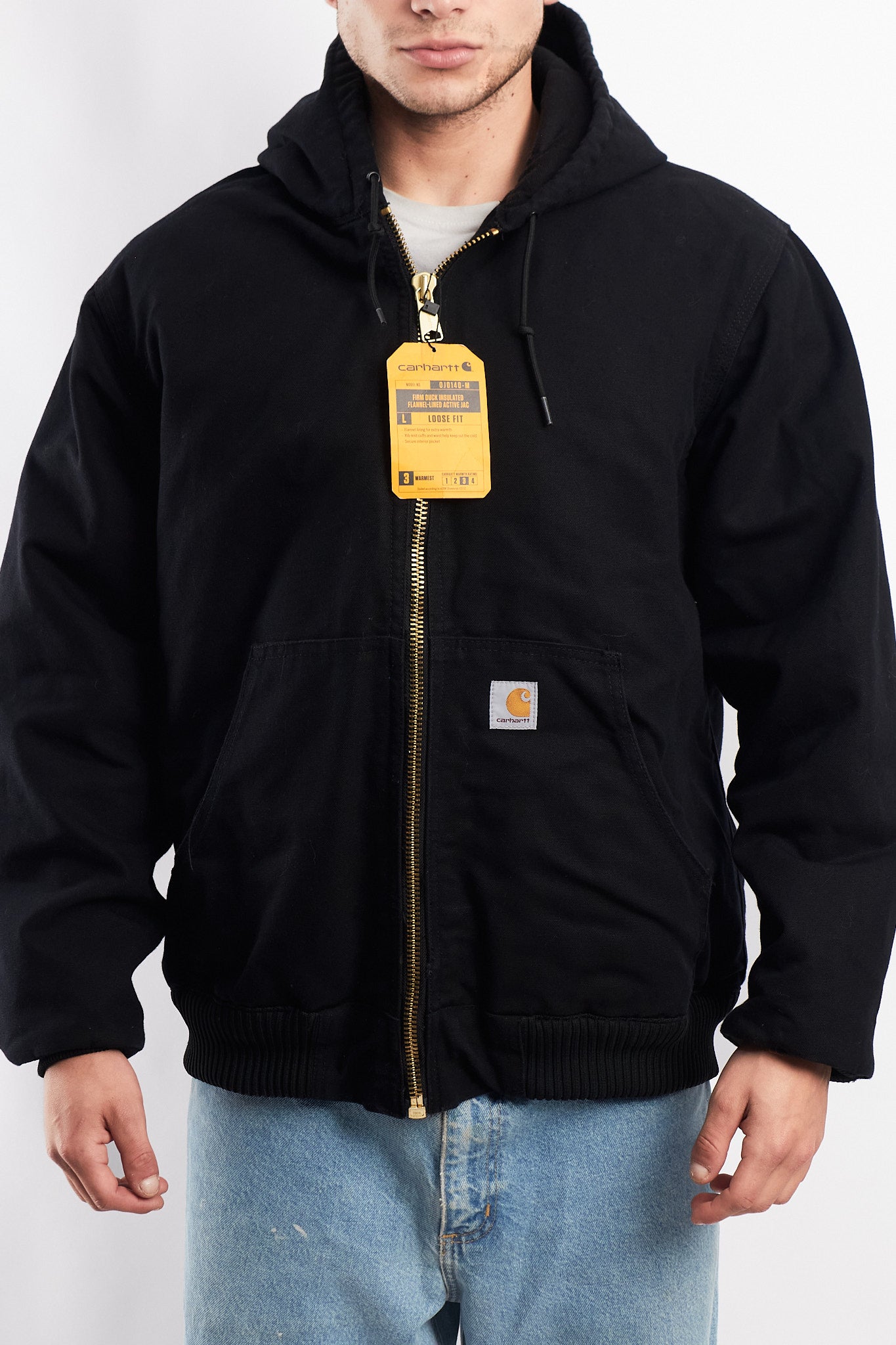 Carhartt J140 Black Duck Active Jacket (L/XL)