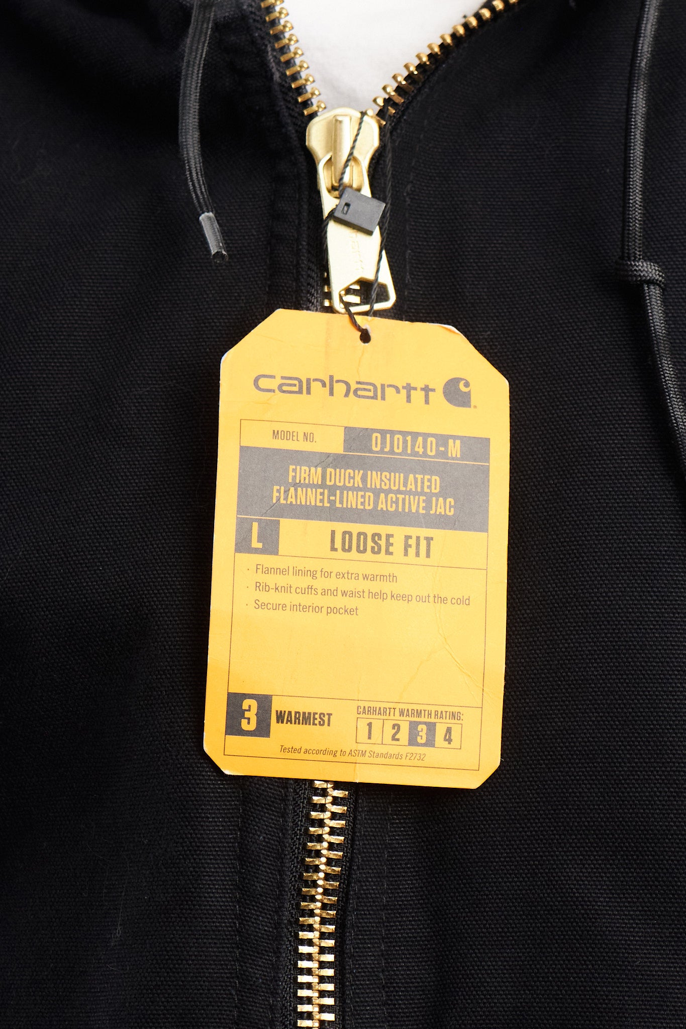 Carhartt J140 Black Duck Active Jacket (L/XL)