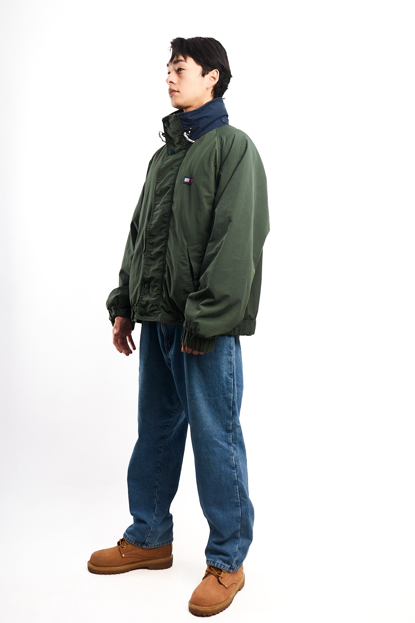 1990 Vintage Tommy Hilfiger Forest Green Padded Jacket (M/L)
