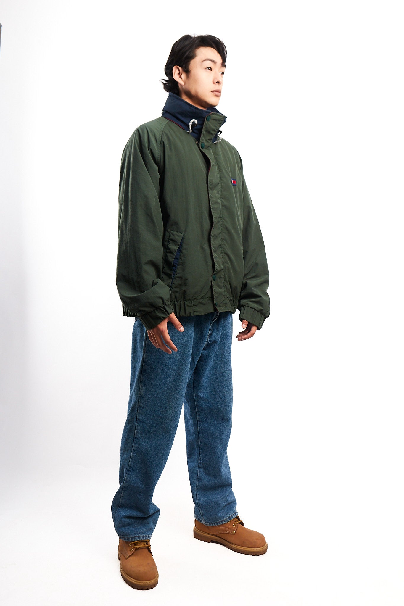 1990 Vintage Tommy Hilfiger Forest Green Padded Jacket (M/L)