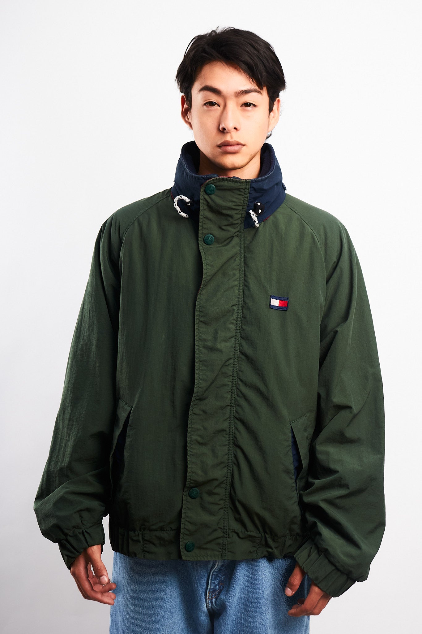 1990 Vintage Tommy Hilfiger Forest Green Padded Jacket (M/L)