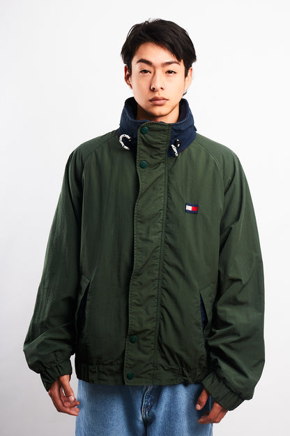 1990 Vintage Tommy Hilfiger Forest Green Padded Jacket (M/L)