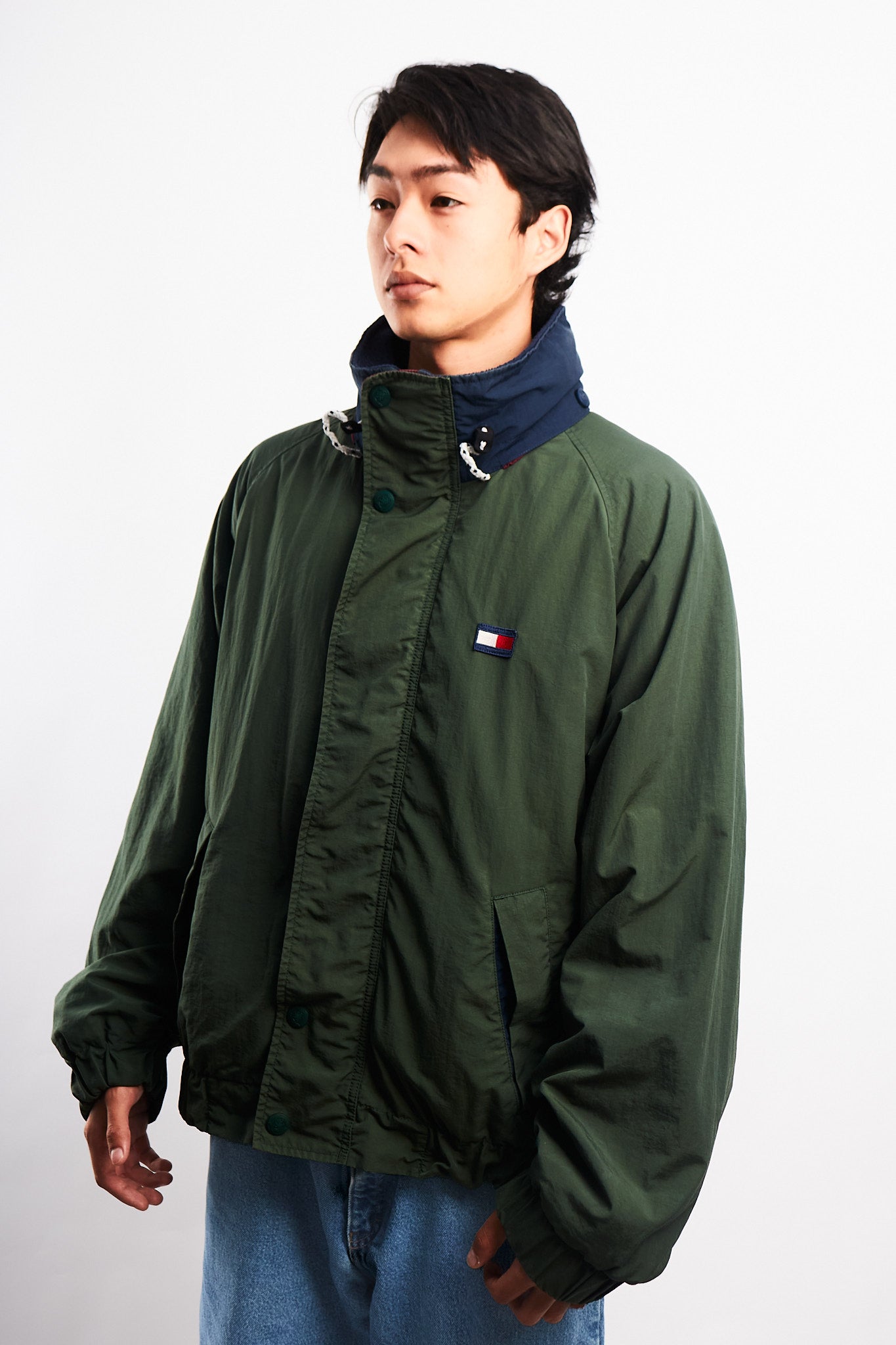 1990 Vintage Tommy Hilfiger Forest Green Padded Jacket (M/L)