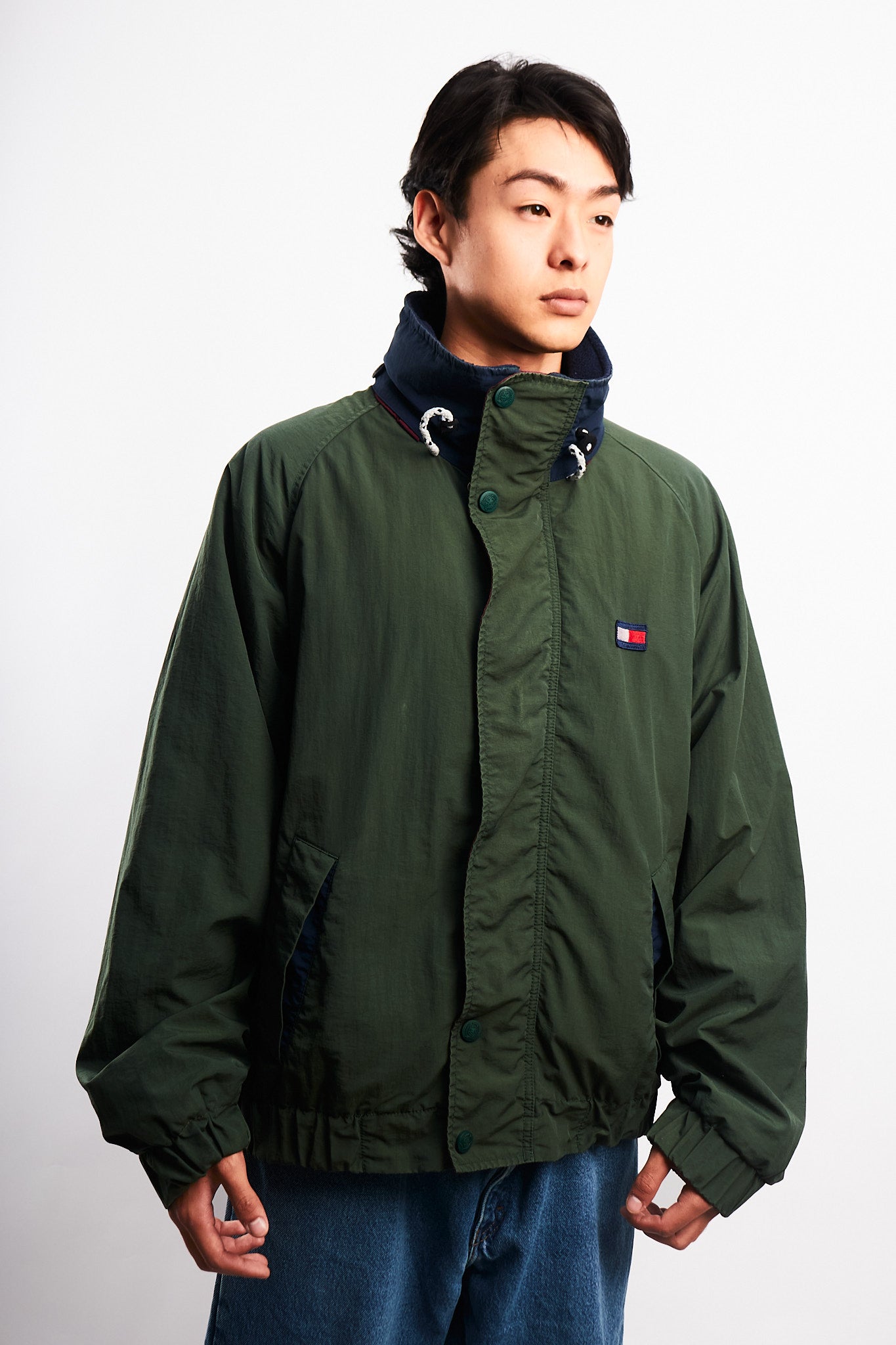 1990 Vintage Tommy Hilfiger Forest Green Padded Jacket (M/L)