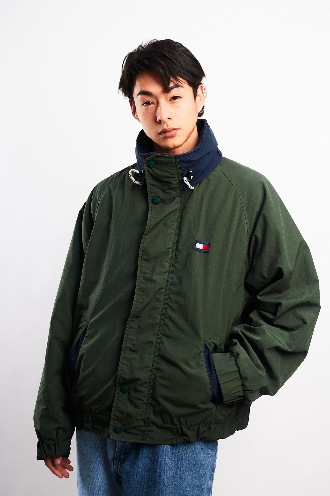 1990 Vintage Tommy Hilfiger Forest Green Padded Jacket (M/L)