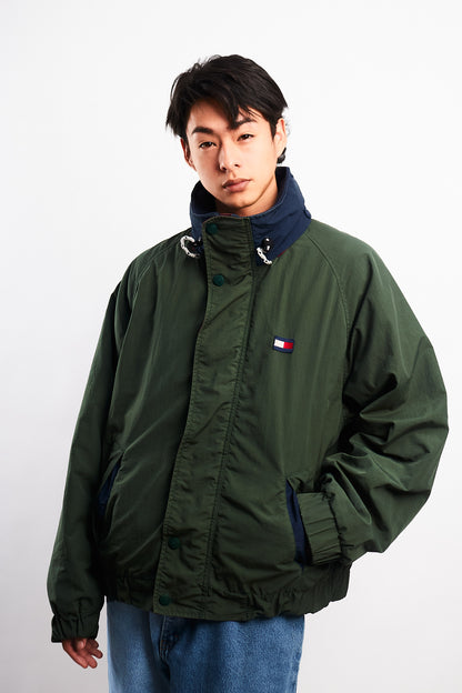 1990 Vintage Tommy Hilfiger Forest Green Padded Jacket (M/L)