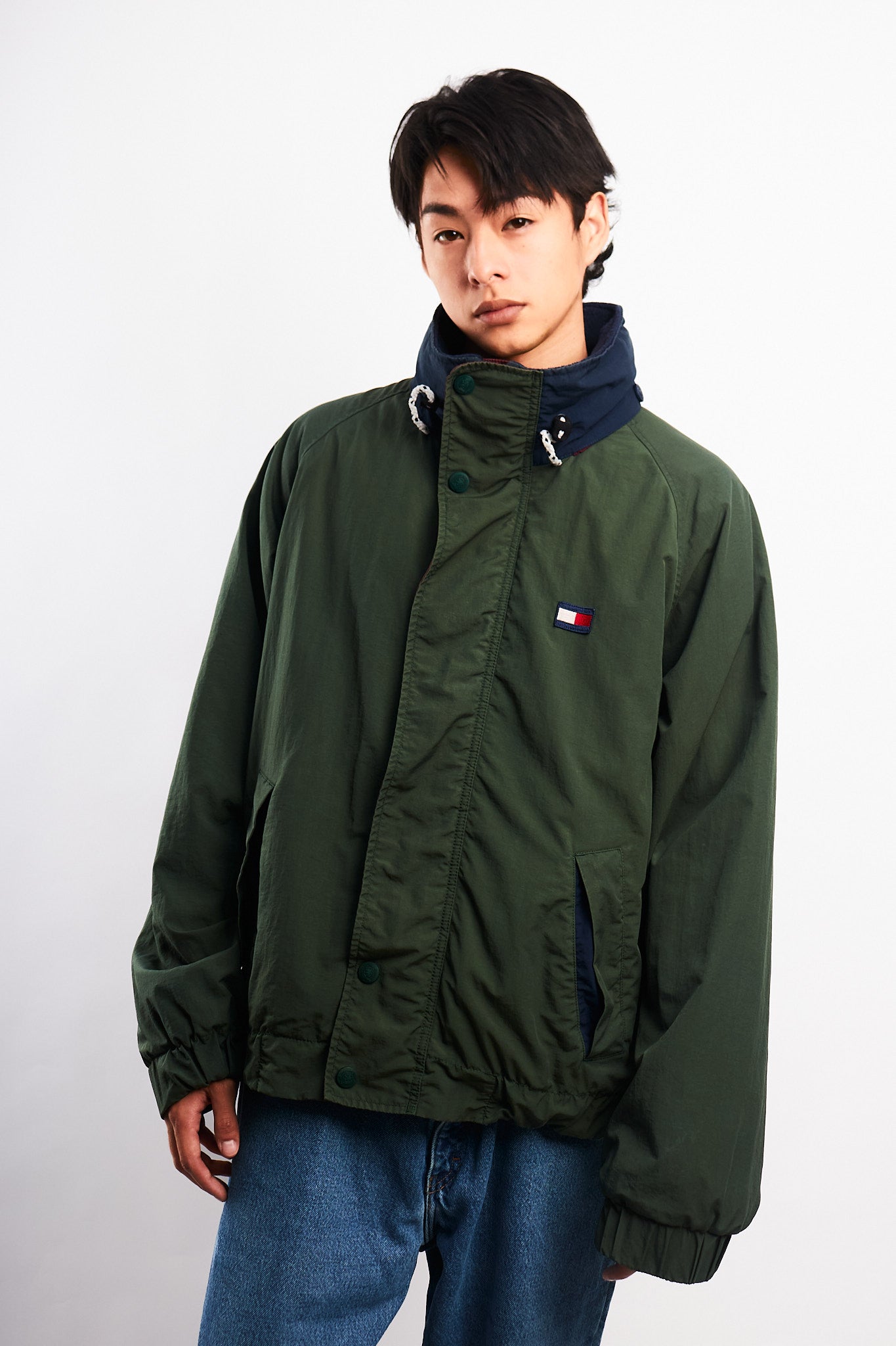 1990 Vintage Tommy Hilfiger Forest Green Padded Jacket (M/L)