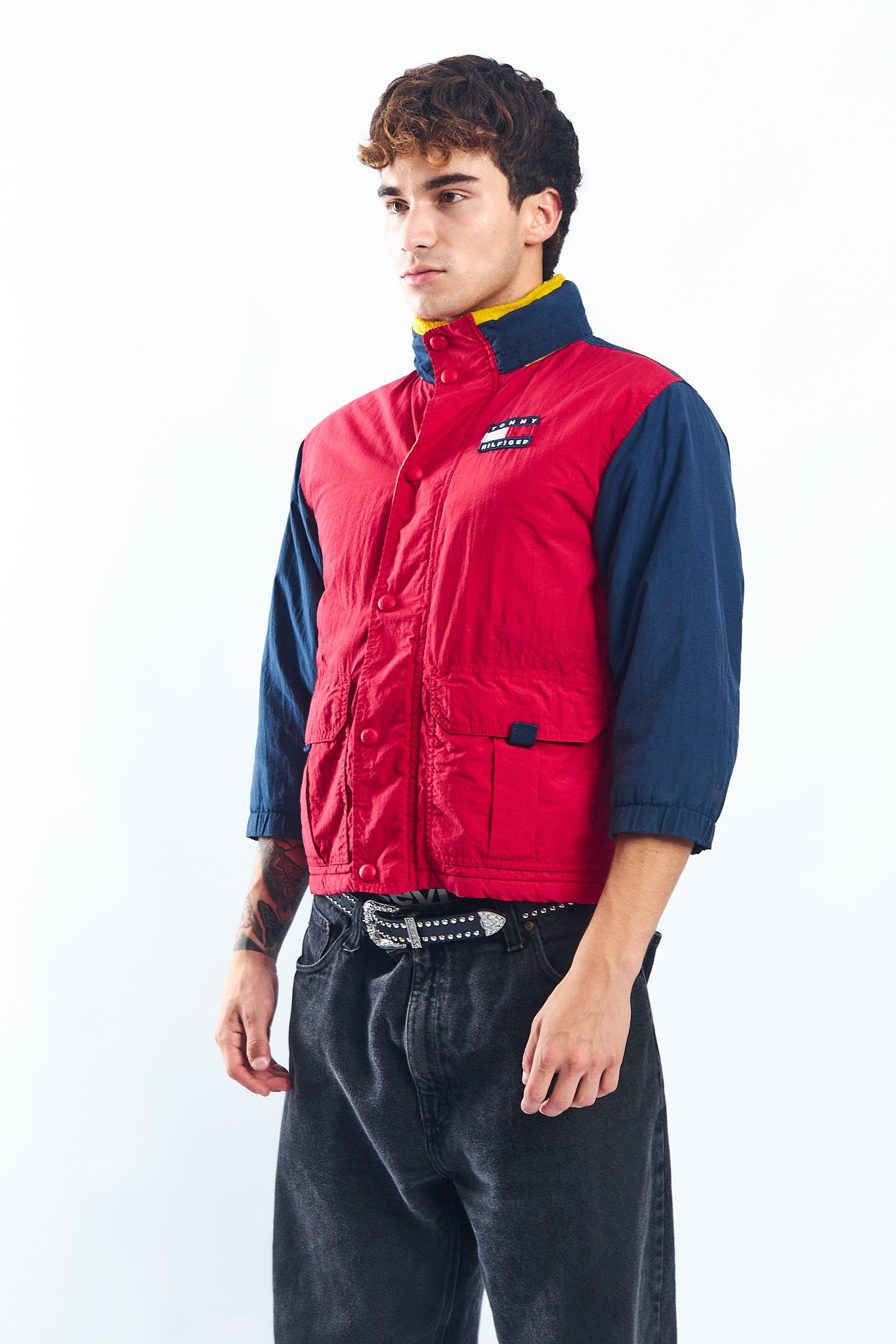 1990 Vintage Tommy Hilfiger Big Logo Jacket (XS/S)