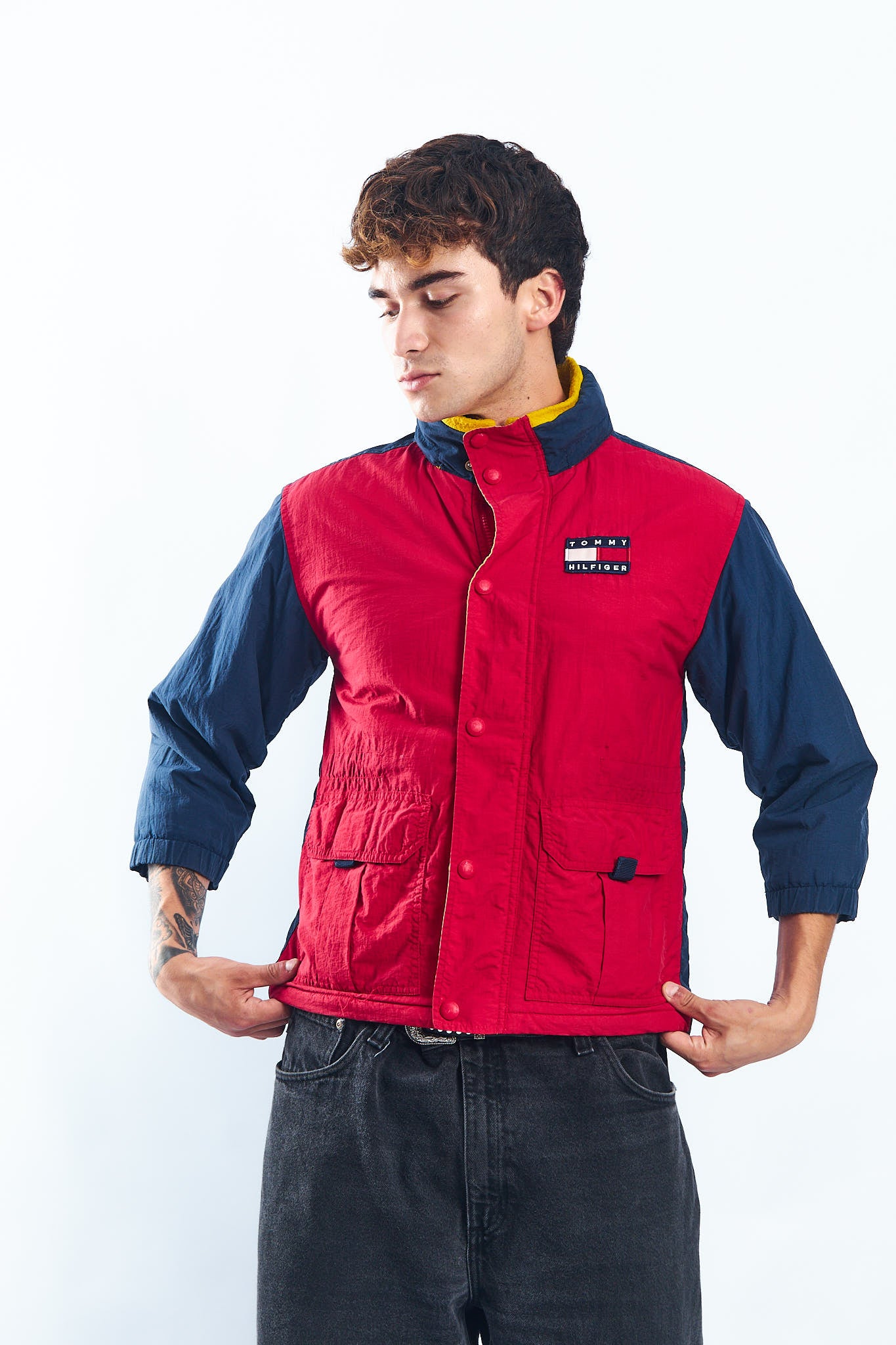 1990 Vintage Tommy Hilfiger Big Logo Jacket (XS/S)