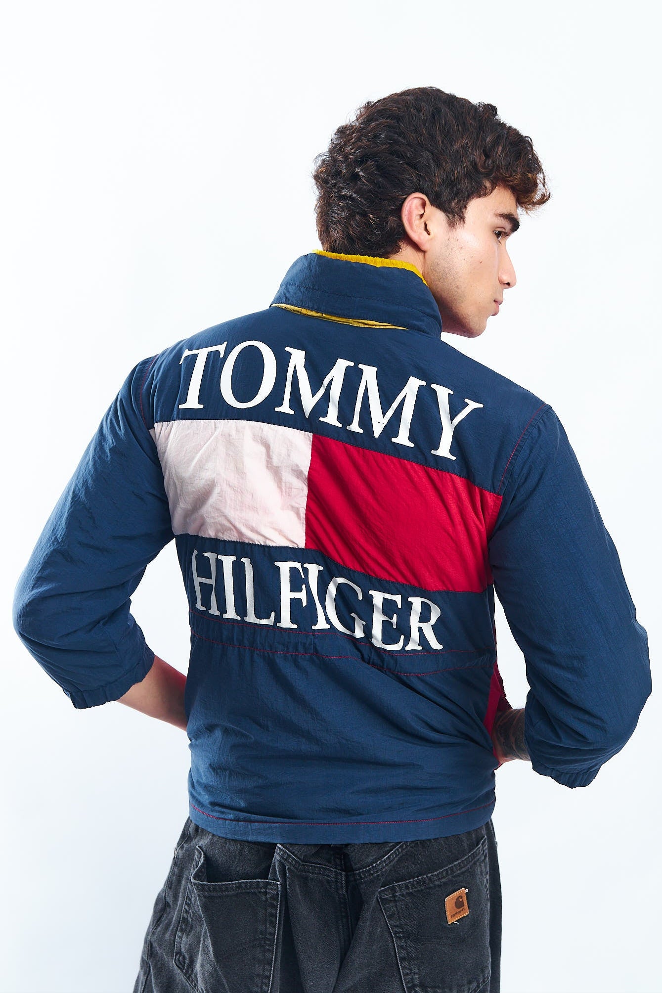 1990 Vintage Tommy Hilfiger Big Logo Jacket (XS/S)