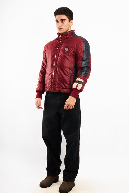 2000 Vintage Dolce & Gabbana Impermeable Puffer Moto Jacket (S/M)