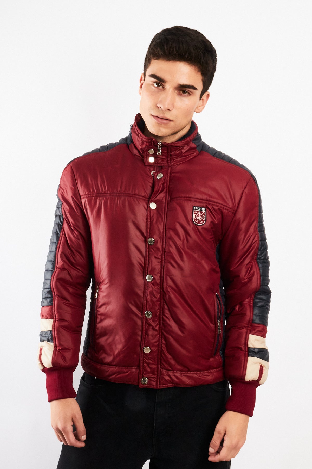 2000 Vintage Dolce & Gabbana Impermeable Puffer Moto Jacket (S/M)